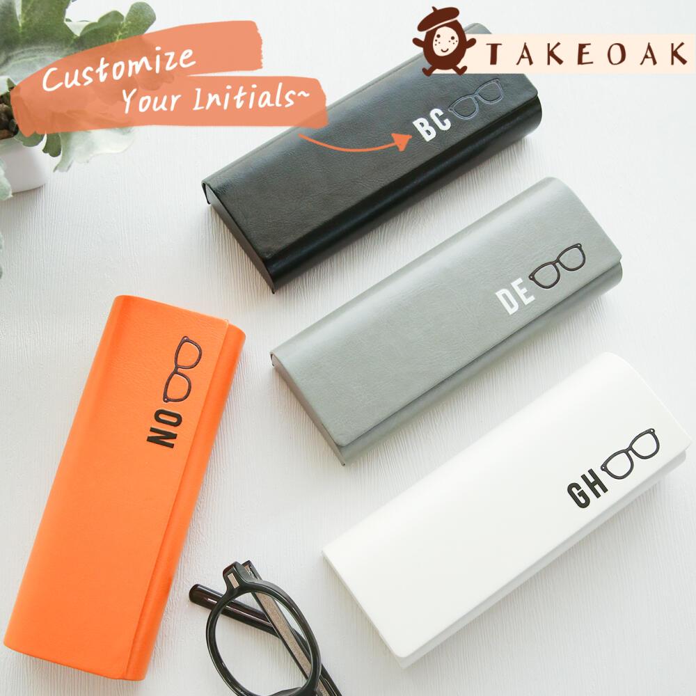 Decor Lighting Opening Hours - Personalized Custom Initials Eyeglasses Case Soft