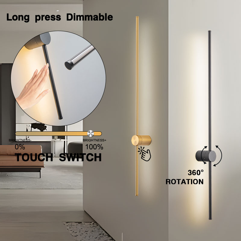 Foyer Lighting Wall Decor - Touch Switch Dimmable LED Wall Lamps