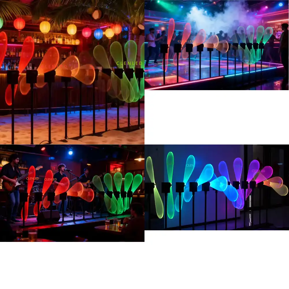 Decor Lighting Fans - 360 Degree Rotation 24V RGB Led