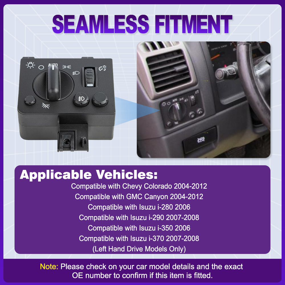 Touch Dimmer Lamp - Car Headlight Fog Lamp Dimmer Control