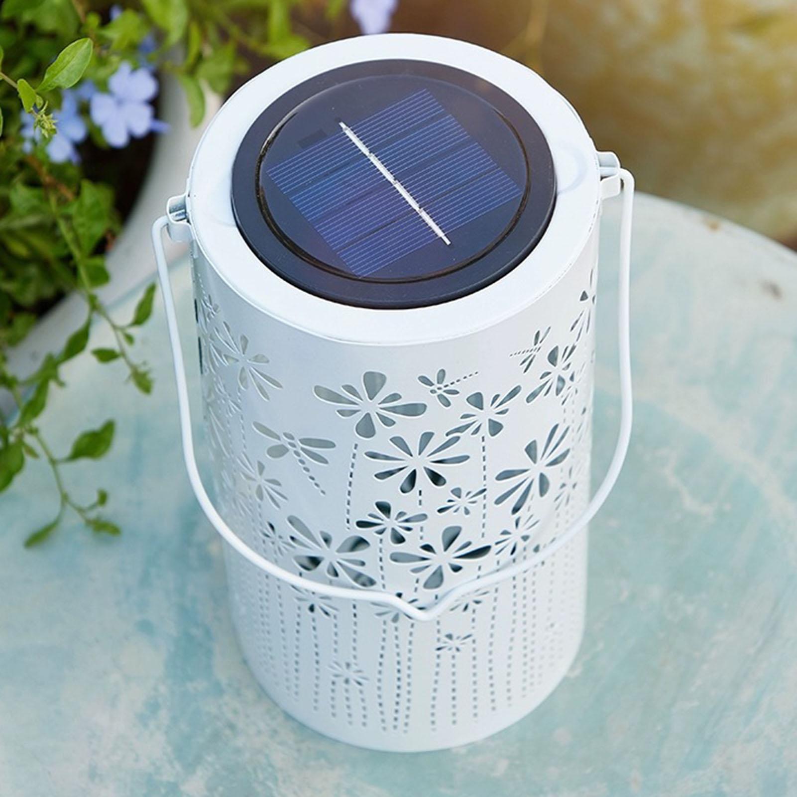 Yard Lighting Decor - Solar Hangings Lantern Waterproof Flower Lamps