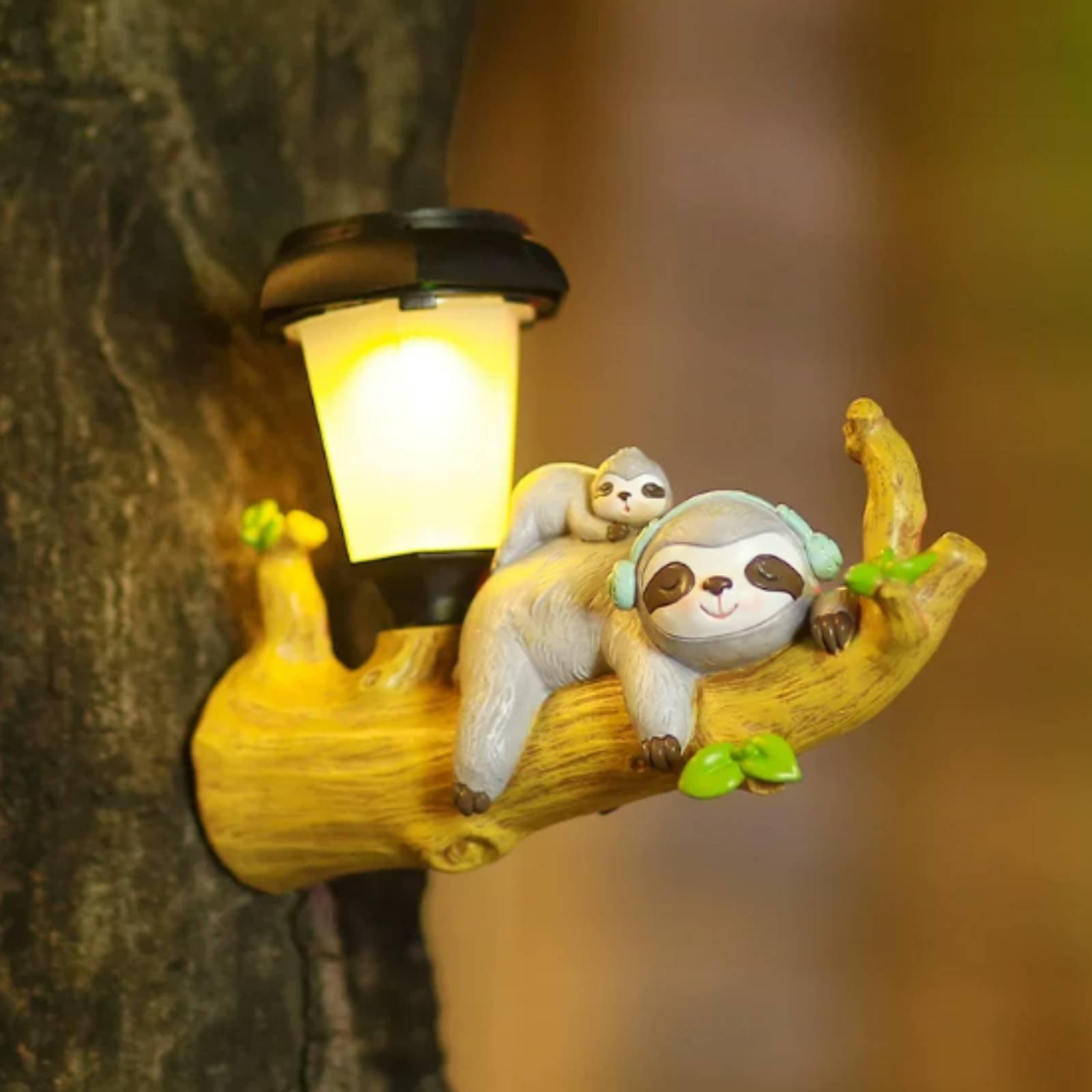 Yard Lighting Decor - Resin Solar Outdoor Hanging Light Animal