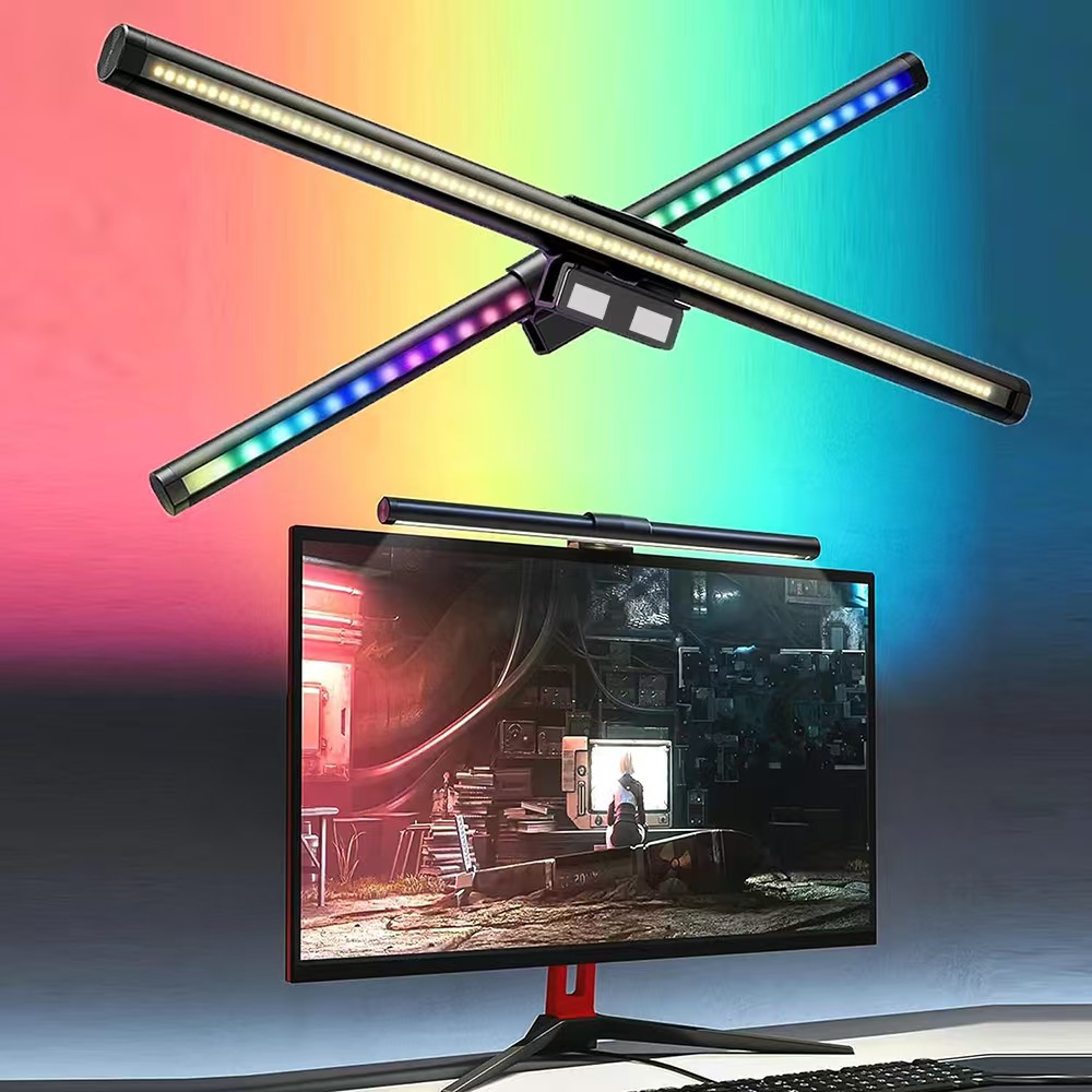 Touch Dimmer Lamp - LED Screen Hanging Light with USB