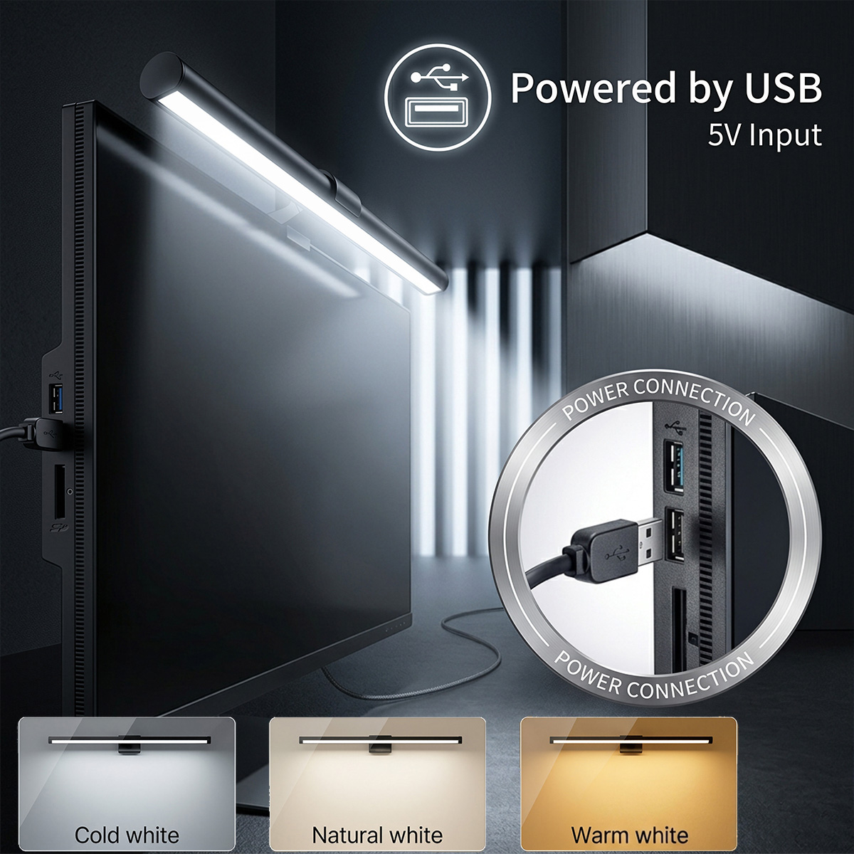 USB Powered LED Computer Scree - Touch Dimmer Lamp ulasan dan harga