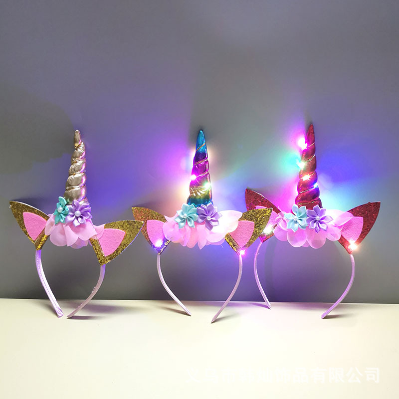 New Halloween Cute Unicorn Hea - Unique Lighting Decor ulasan dan harga