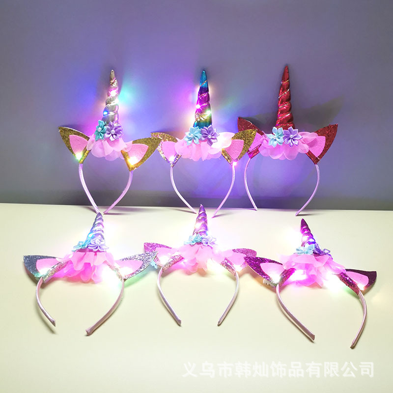 New Halloween Cute Unicorn Hea - Unique Lighting Decor ulasan dan harga