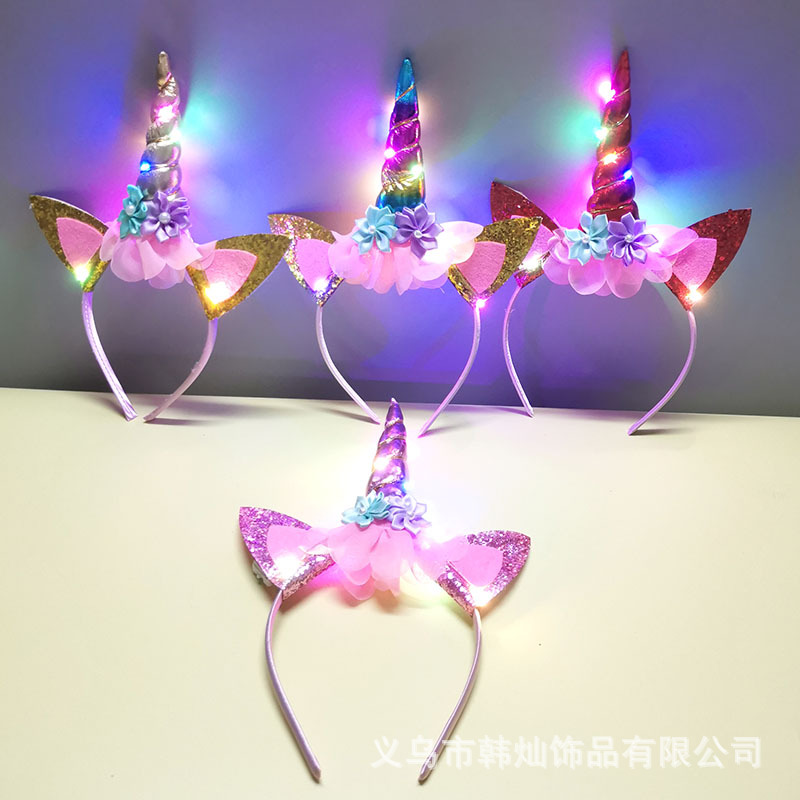 New Halloween Cute Unicorn Hea - Unique Lighting Decor ulasan dan harga