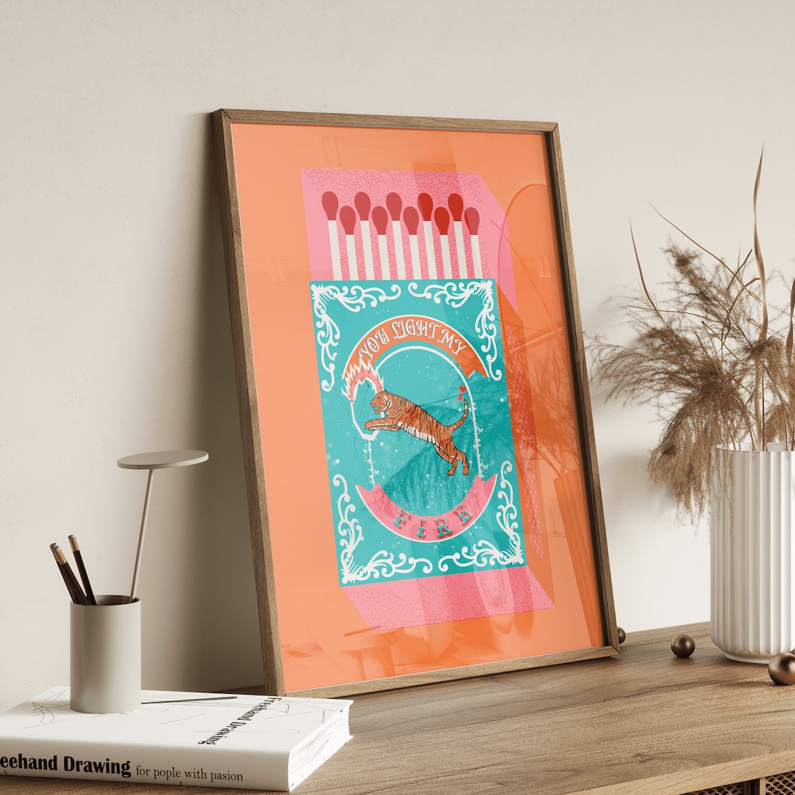 You Light My Fire Orange Match - Lighting Decor For Living Room ulasan dan harga