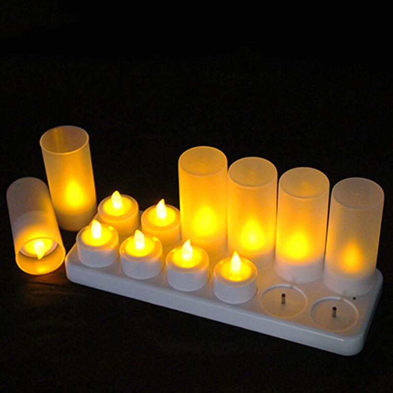 Pack of 12 Rechargeable LED Ca - Decor Lighting Pack ulasan dan harga