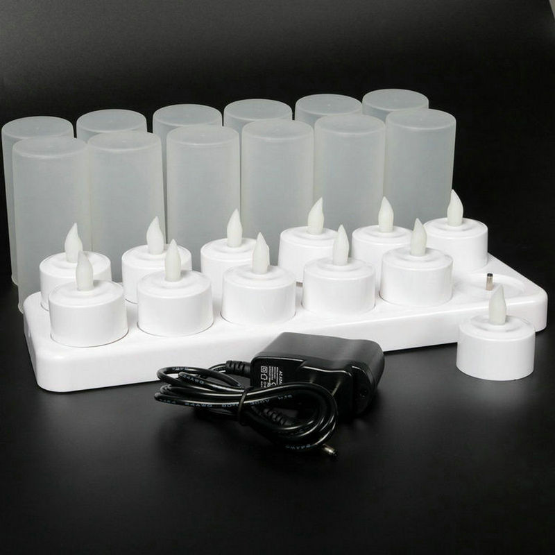 Pack of 12 Rechargeable LED Ca - Decor Lighting Pack ulasan dan harga