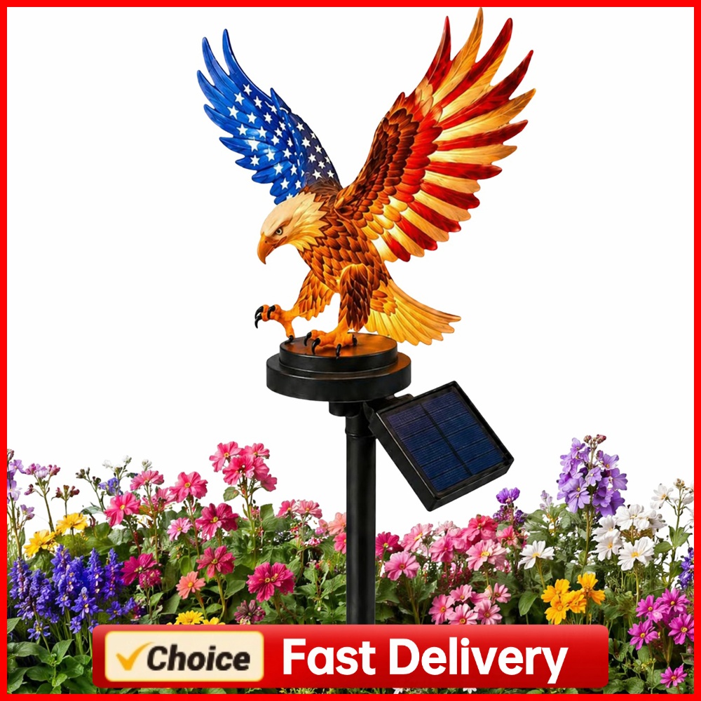 Solar Powered Eagle Stake Ligh - Yard Lighting Decor ulasan dan harga