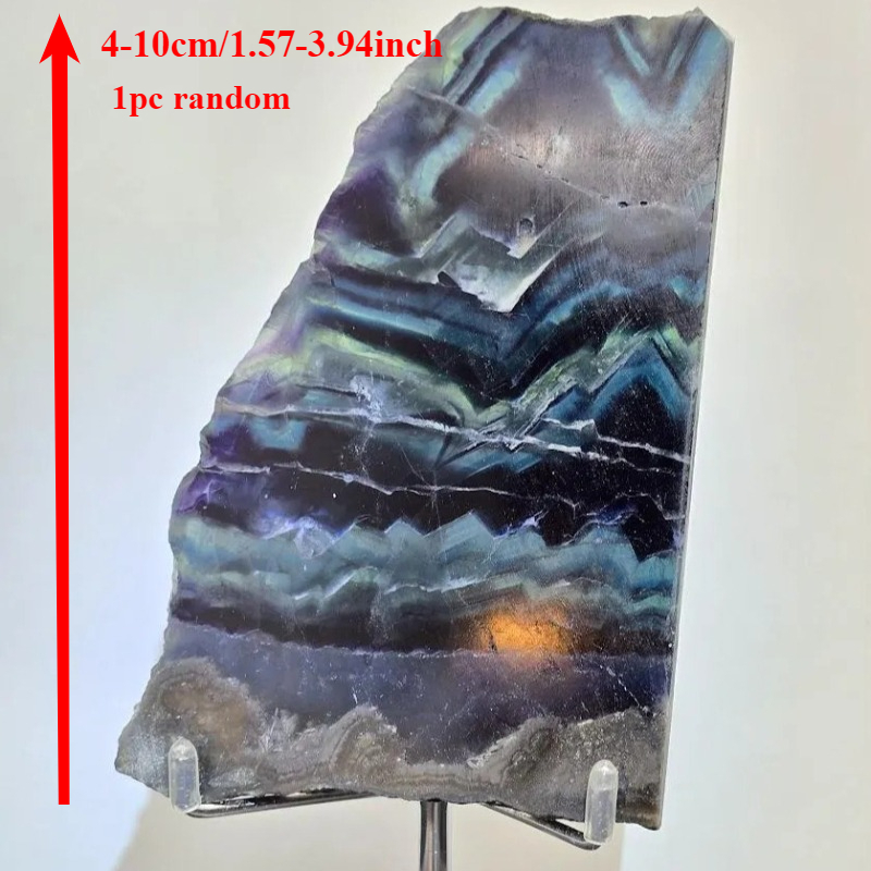 Natural Rose Fluorite Slab, wi - Unique Lighting Decor ulasan dan harga