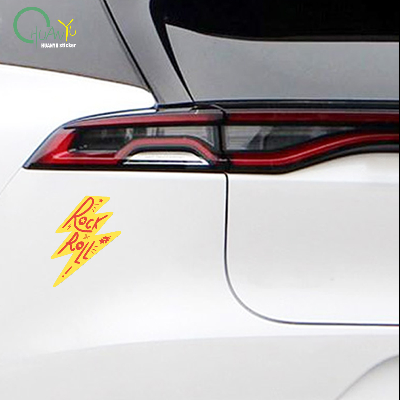 Rock Lightning Car Sticker Mus - Unique Lighting Decor ulasan dan harga