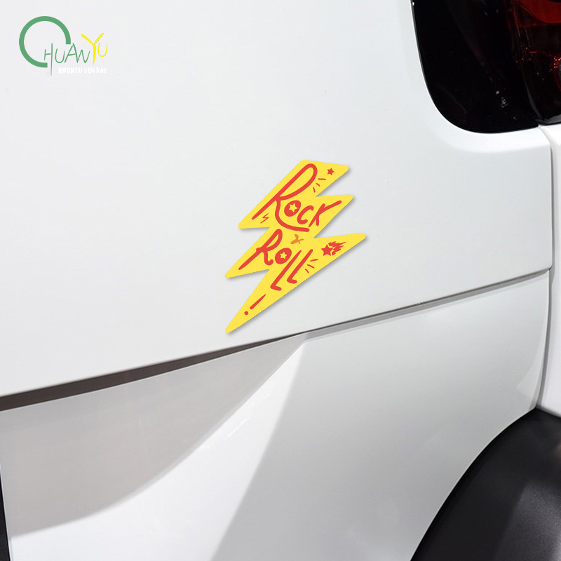 Rock Lightning Car Sticker Mus - Unique Lighting Decor ulasan dan harga
