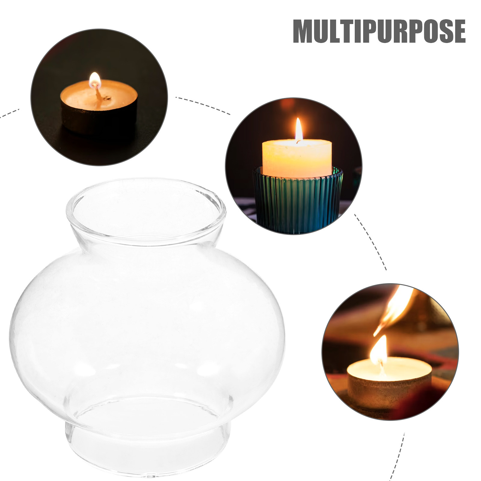 Retro Clear Glass Lampshade fo - Lighting Decor For Living Room ulasan dan harga
