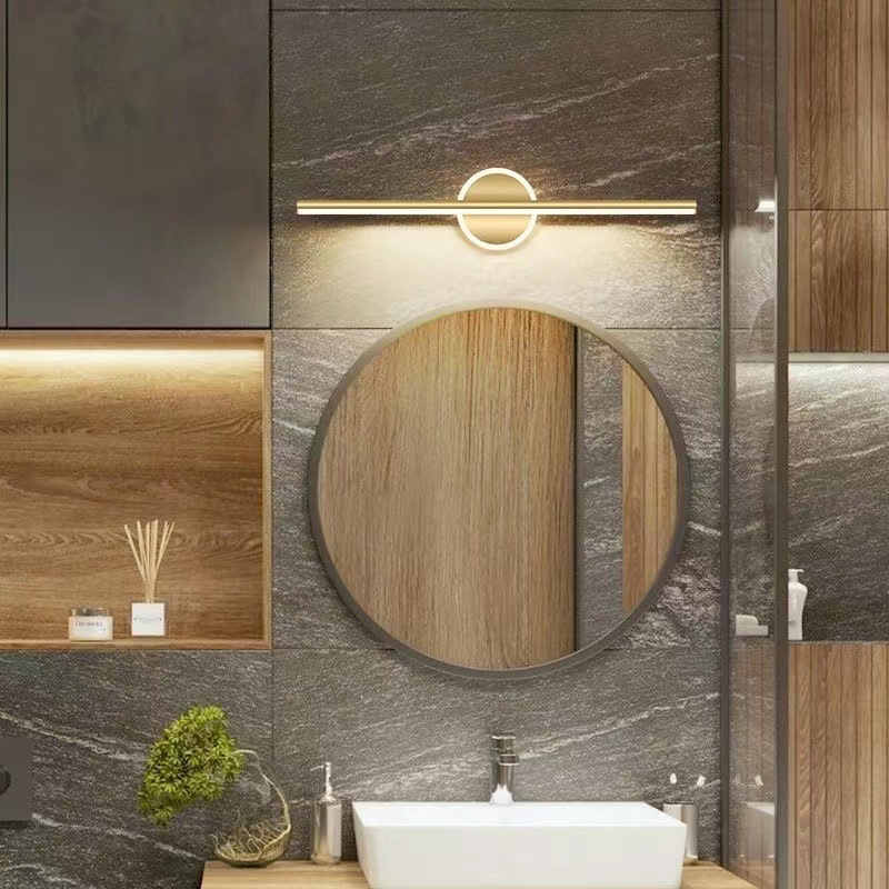 Modern LED Mirror Lamp 40/55cm - Foyer Lighting Wall Decor ulasan dan harga