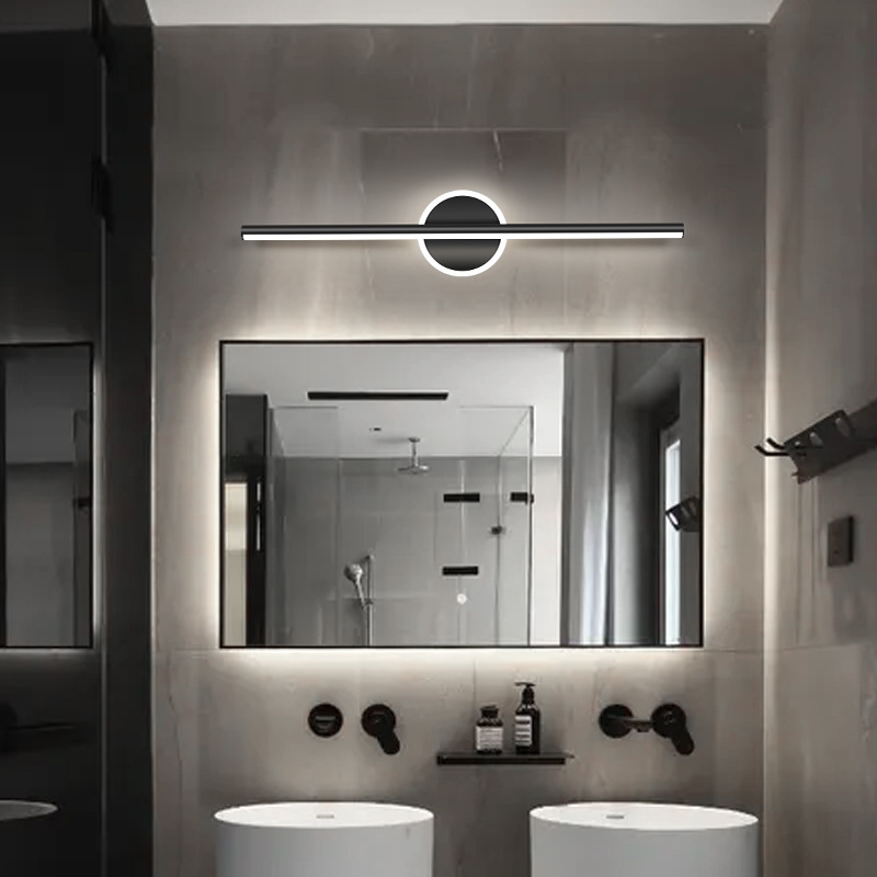 Modern LED Mirror Lamp 40/55cm - Foyer Lighting Wall Decor ulasan dan harga