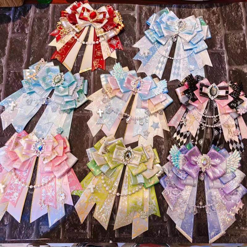 Original Handmade bow ribbon D - Decor Lighting Fans ulasan dan harga