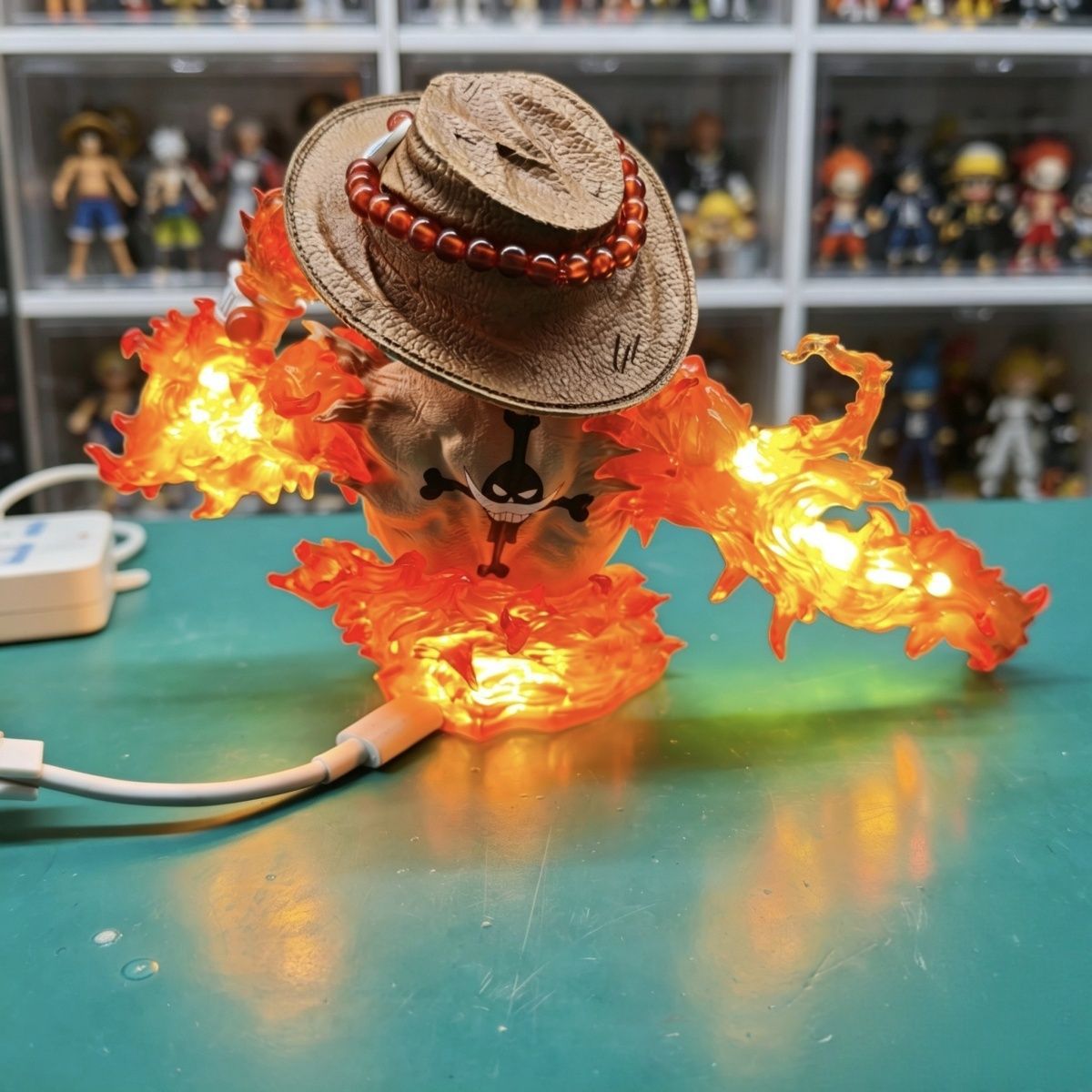 One Piece Ace Half Body Bust L - Lighting Home Decor Products ulasan dan harga