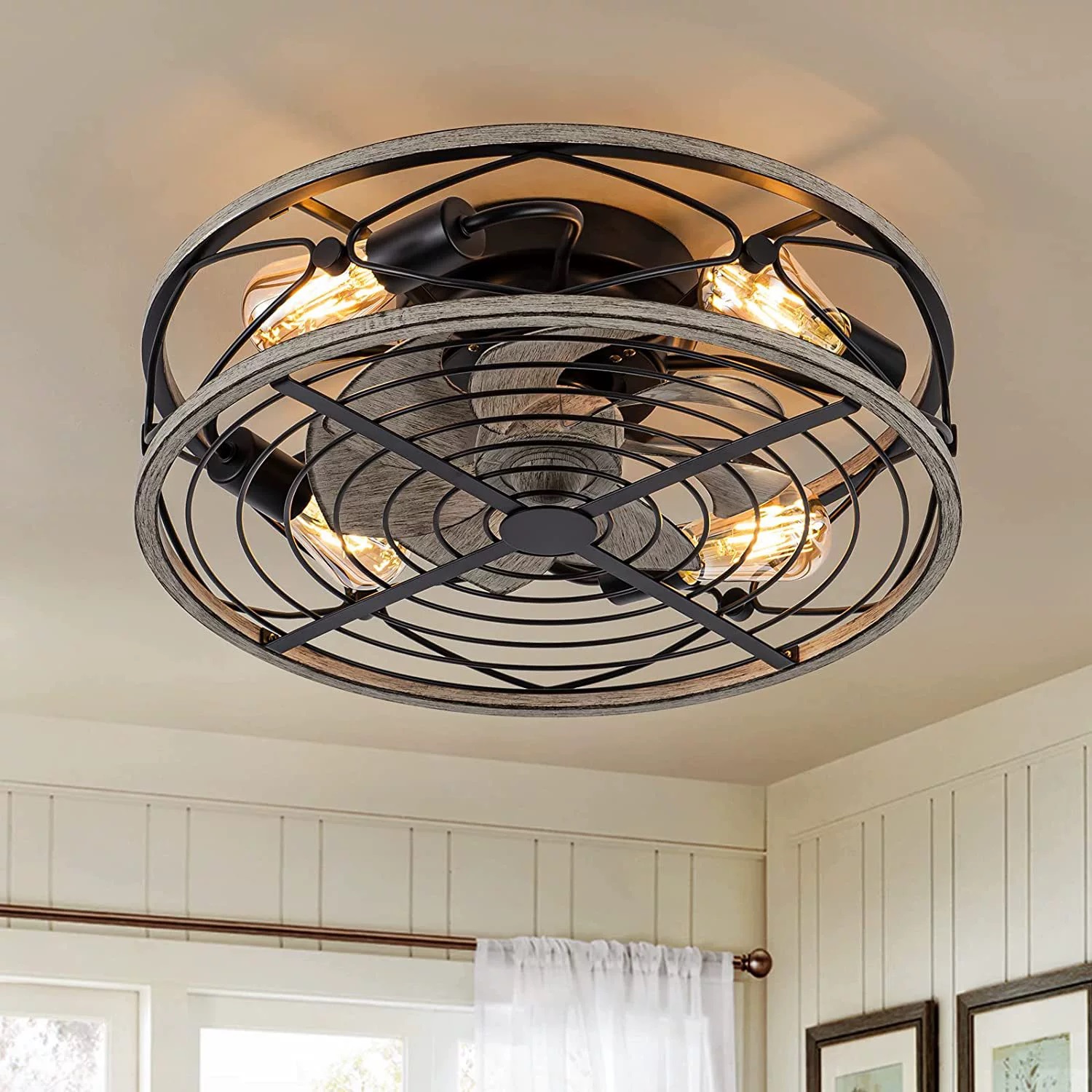 Smart Ceiling Fan Fans With Li - Decor Lighting Fans ulasan dan harga