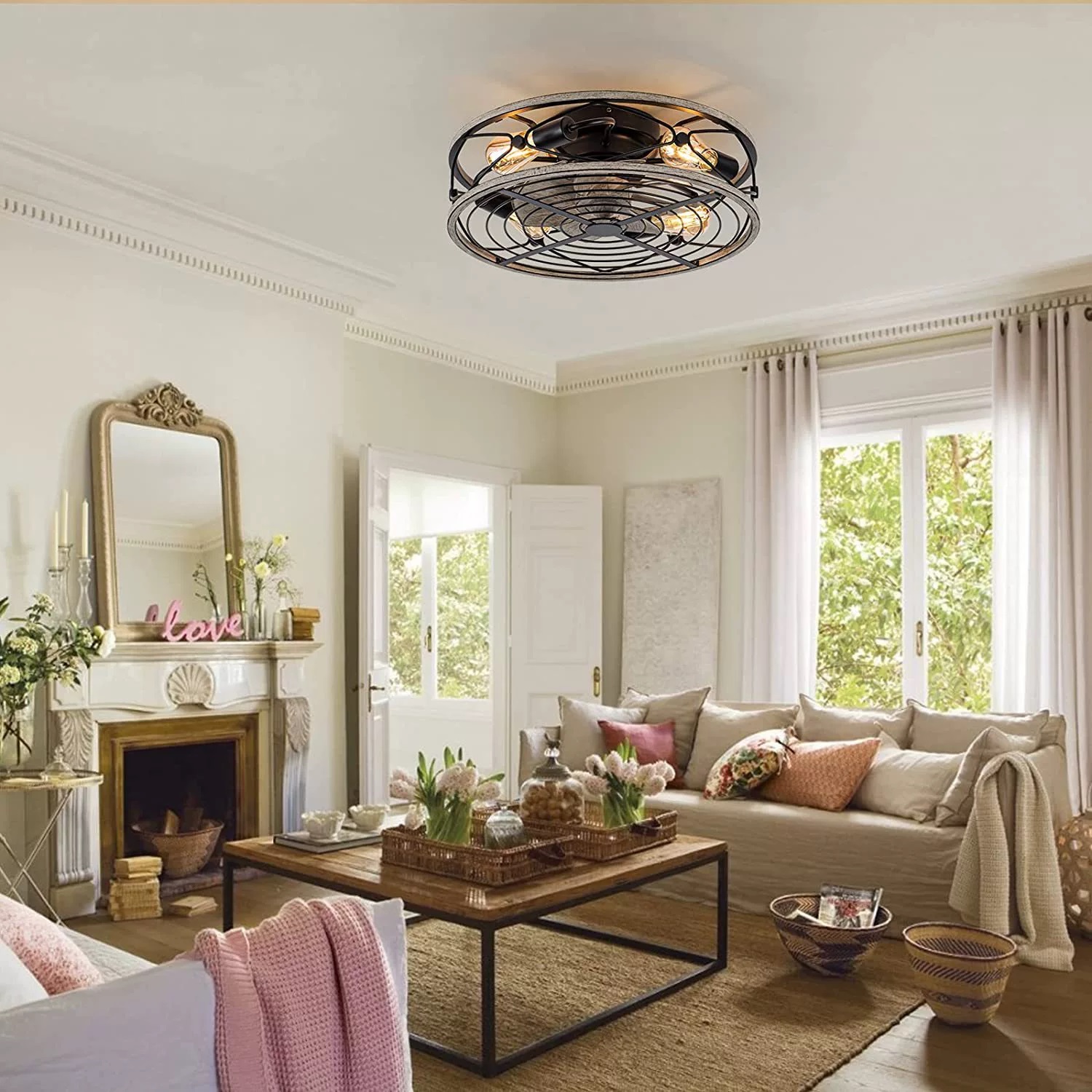 Smart Ceiling Fan Fans With Li - Decor Lighting Fans ulasan dan harga