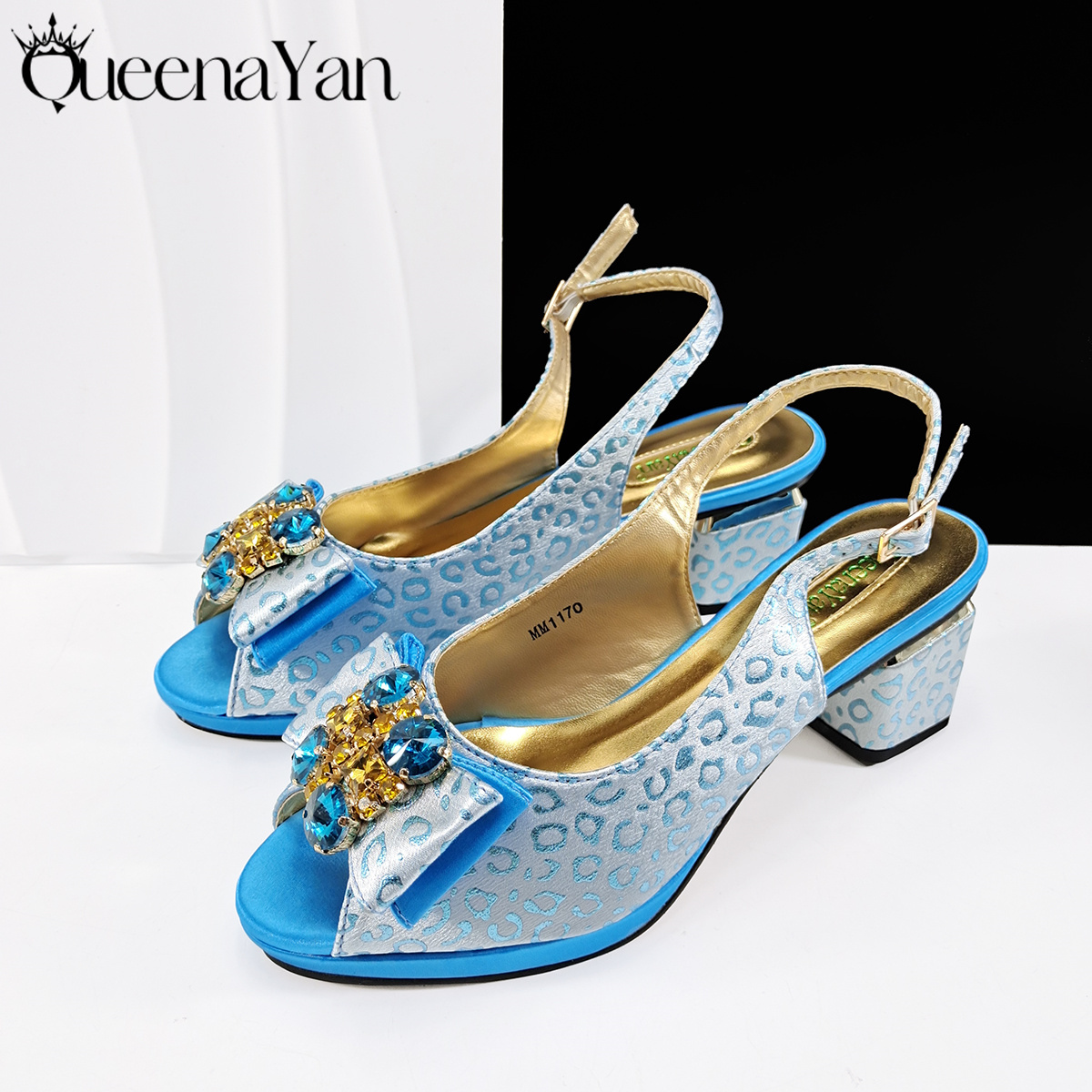 Queena Yan Light Blue Elegant  - Lighting Decor Wedding ulasan dan harga