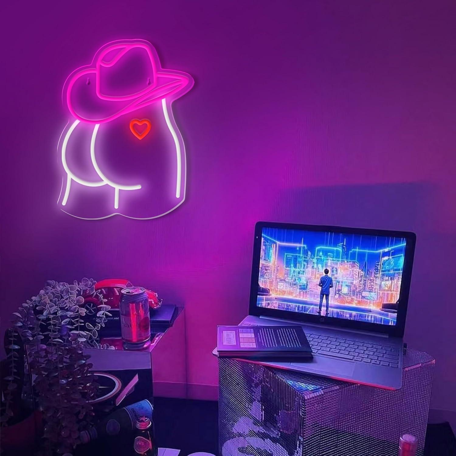Cowgirl Neon Sign Dimmable LED - Lighting Decor Wedding ulasan dan harga
