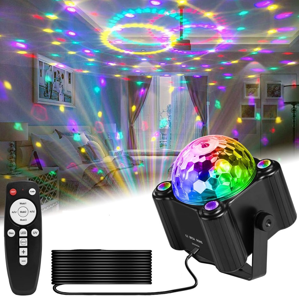 Party Lights Dj Disco Ball Lig - Lighting Effect Home Decor ulasan dan harga