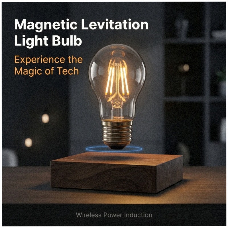 Magnetic Levitating Floating W - Unique Lighting Decor ulasan dan harga