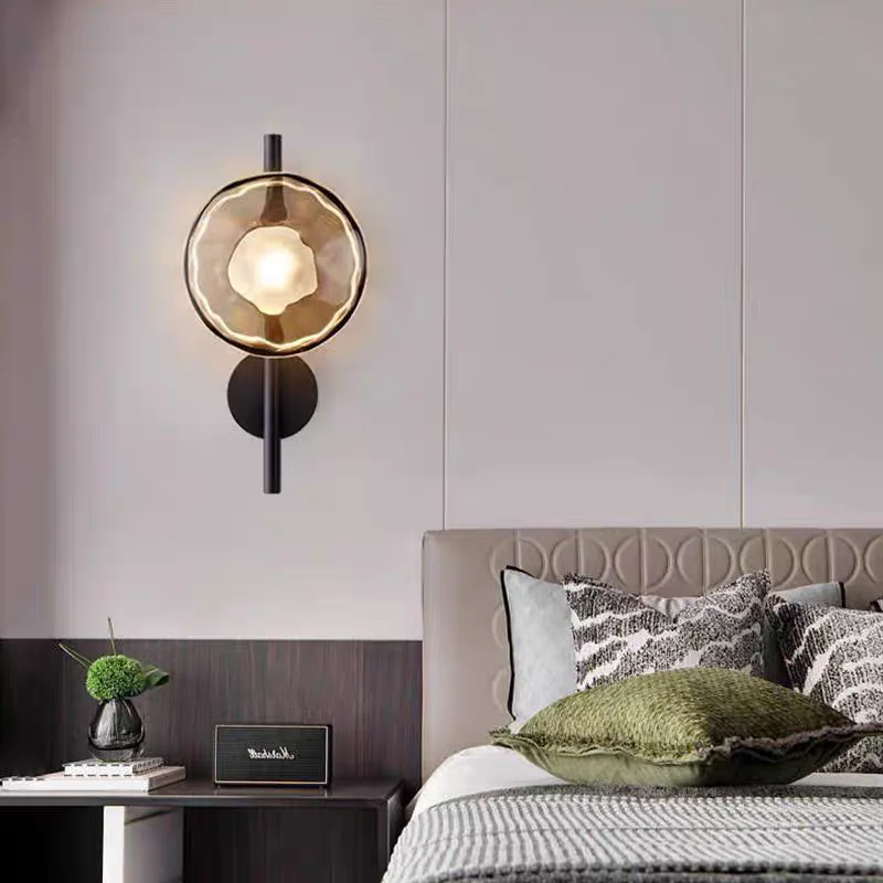 Modern Minimalist Shaped Glass - Foyer Lighting Wall Decor ulasan dan harga