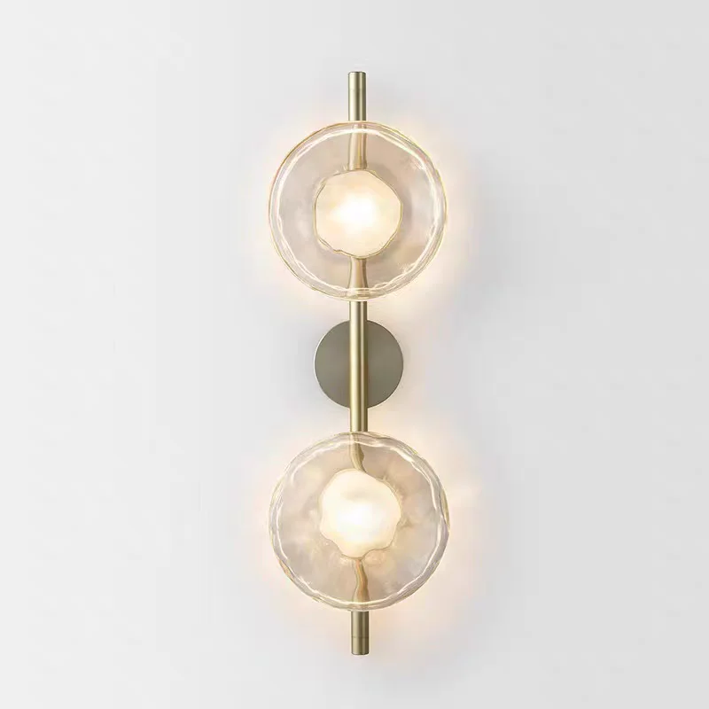 Modern Minimalist Shaped Glass - Foyer Lighting Wall Decor ulasan dan harga