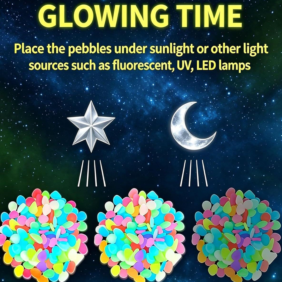 Colorful Glow In The Dark Lumi - Decor Lighting Pack ulasan dan harga