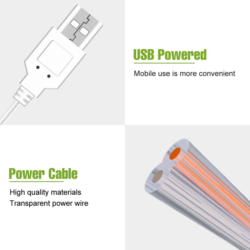 LED Mirror Light USB Dressing  - Touch Dimmer Lamp ulasan dan harga
