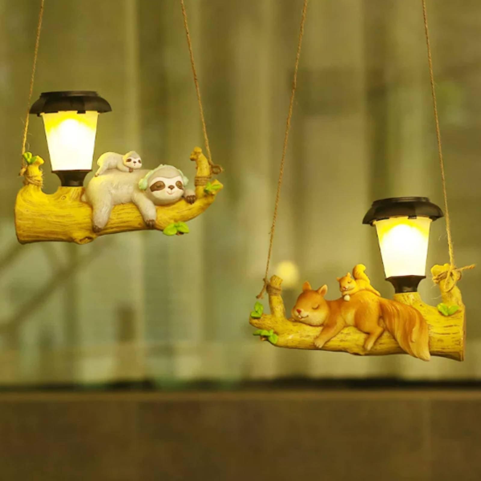Resin Solar Outdoor Hanging Li - Yard Lighting Decor ulasan dan harga