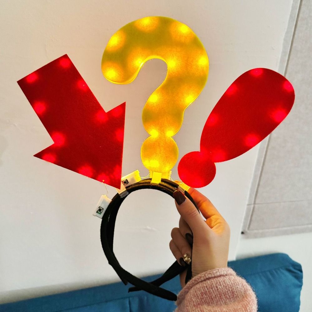 with LED Arrow Light Headband  - Unique Lighting Decor ulasan dan harga