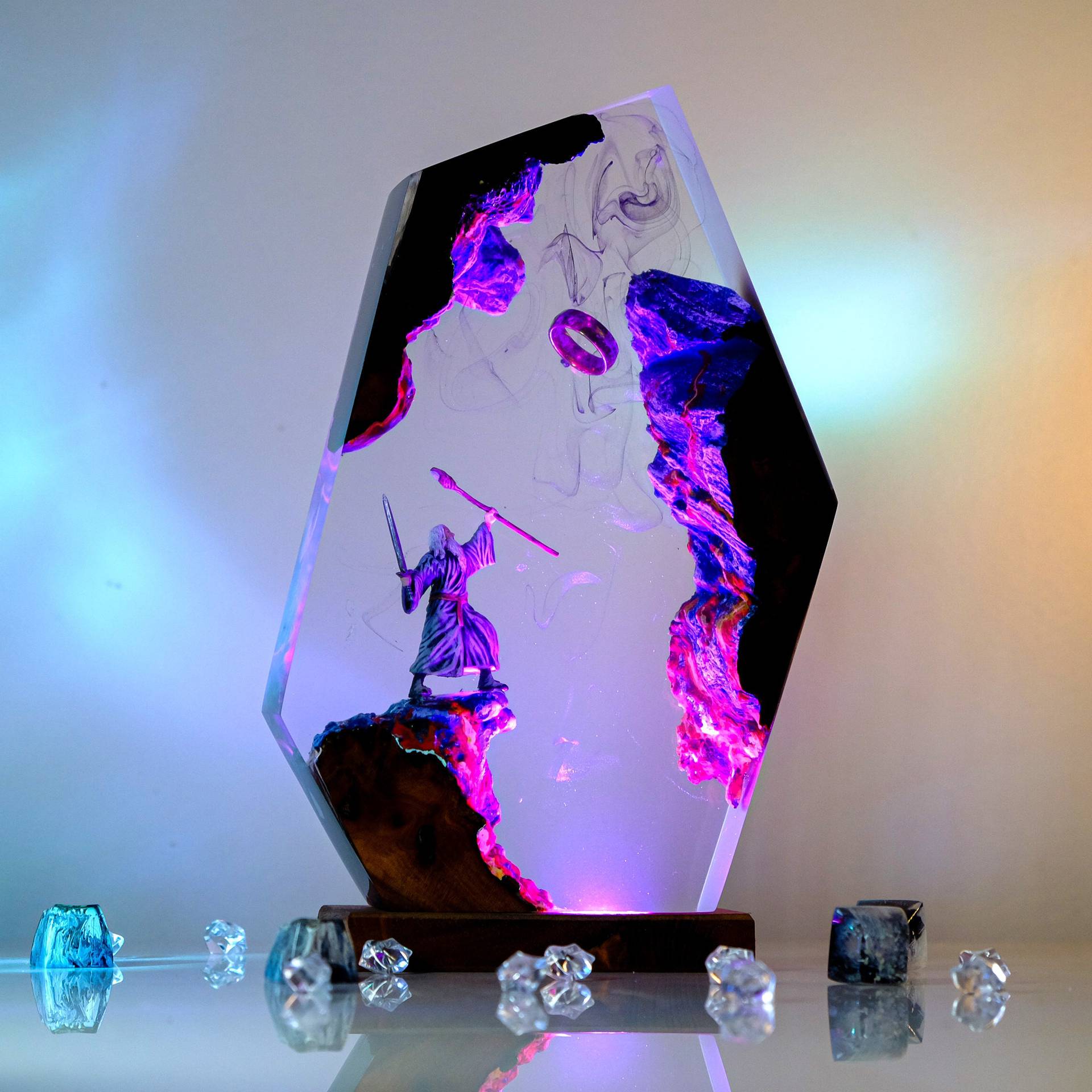 Movie Scence Figure Table Resi - Lighting Decor Wedding ulasan dan harga