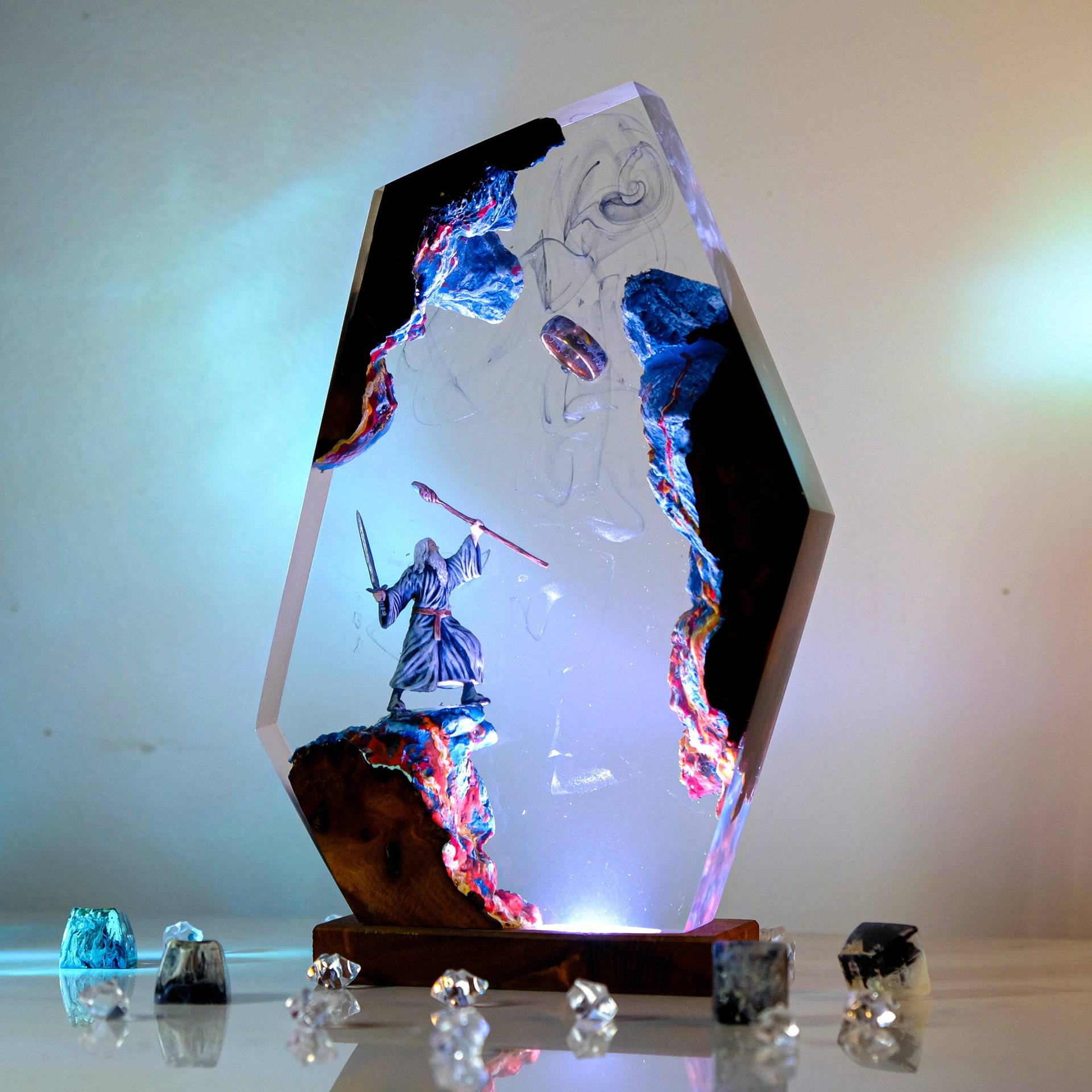 Movie Scence Figure Table Resi - Lighting Decor Wedding ulasan dan harga