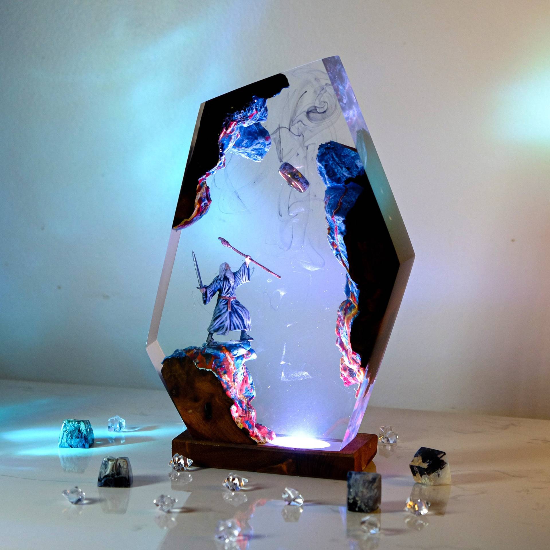 Movie Scence Figure Table Resi - Lighting Decor Wedding ulasan dan harga