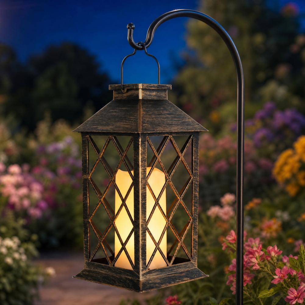 Retro Solar Lantern, Outdoor S - Yard Lighting Decor ulasan dan harga
