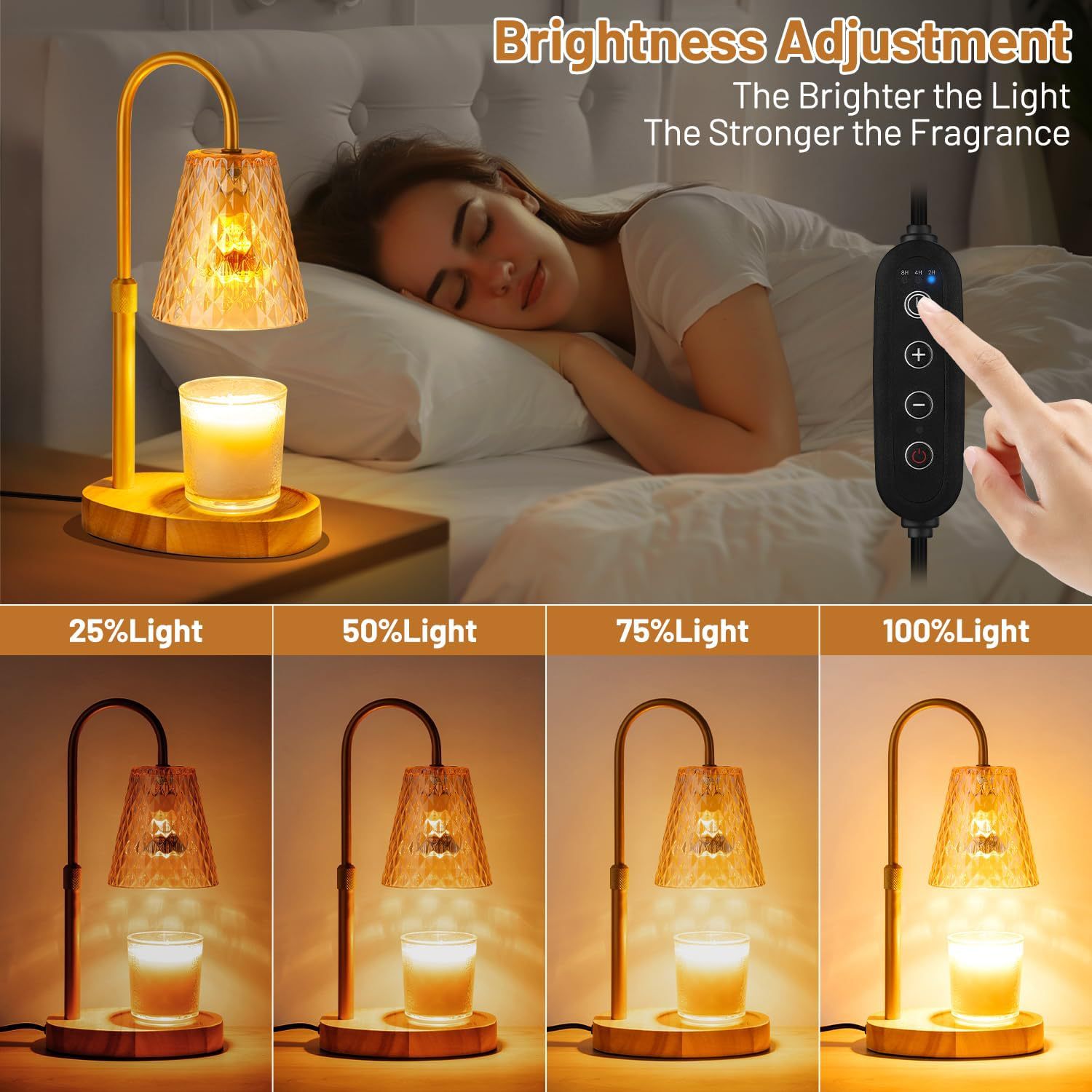 Flameless Wax Melt Warmer Lamp - Lighting Decor For Living Room ulasan dan harga