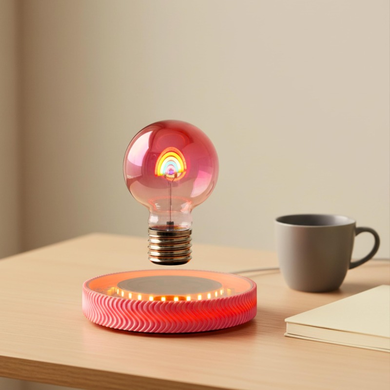 Levitating Floating Wireless L - Unique Lighting Decor ulasan dan harga