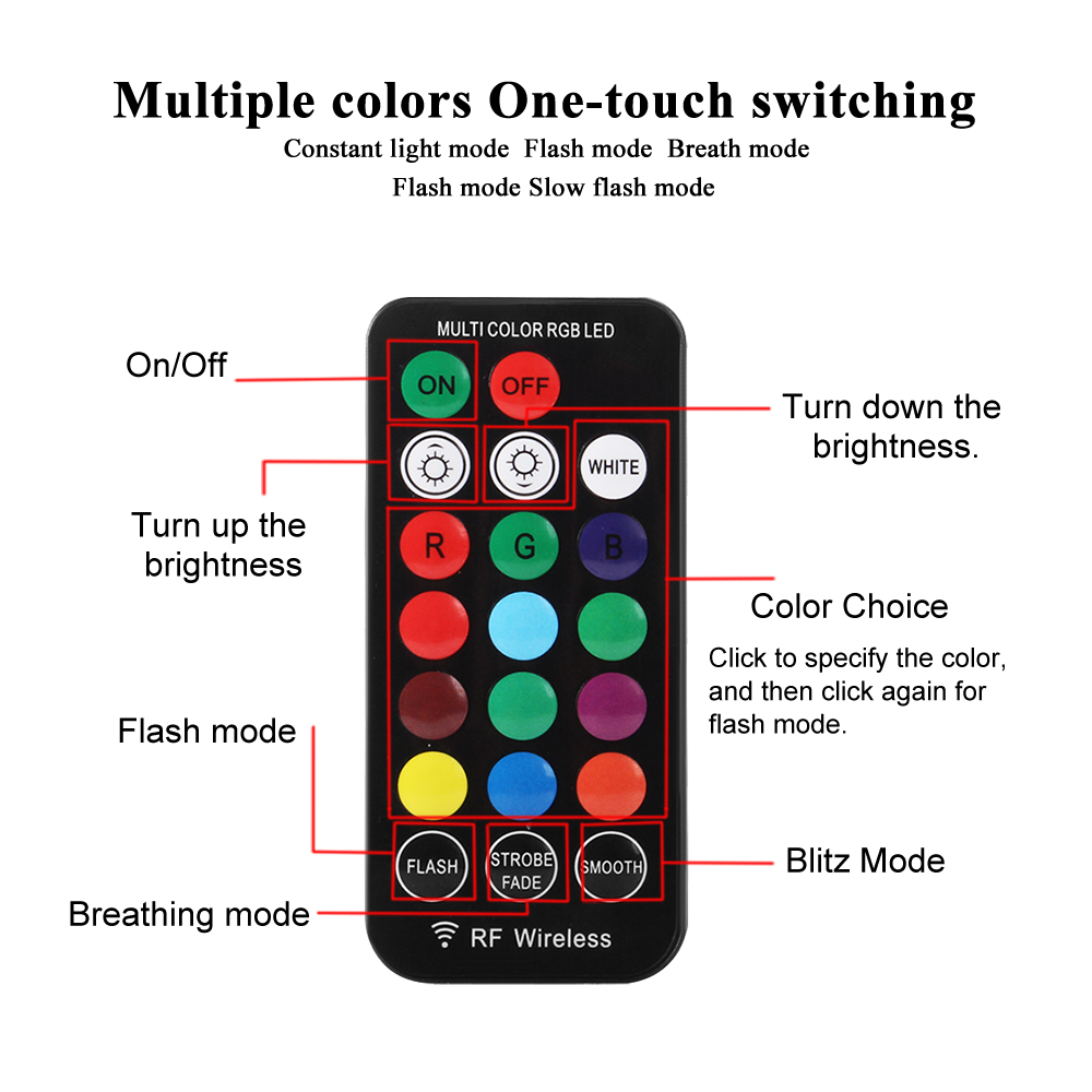 2pcs T10 LED Lights For Car RG - Touch Dimmer Lamp ulasan dan harga