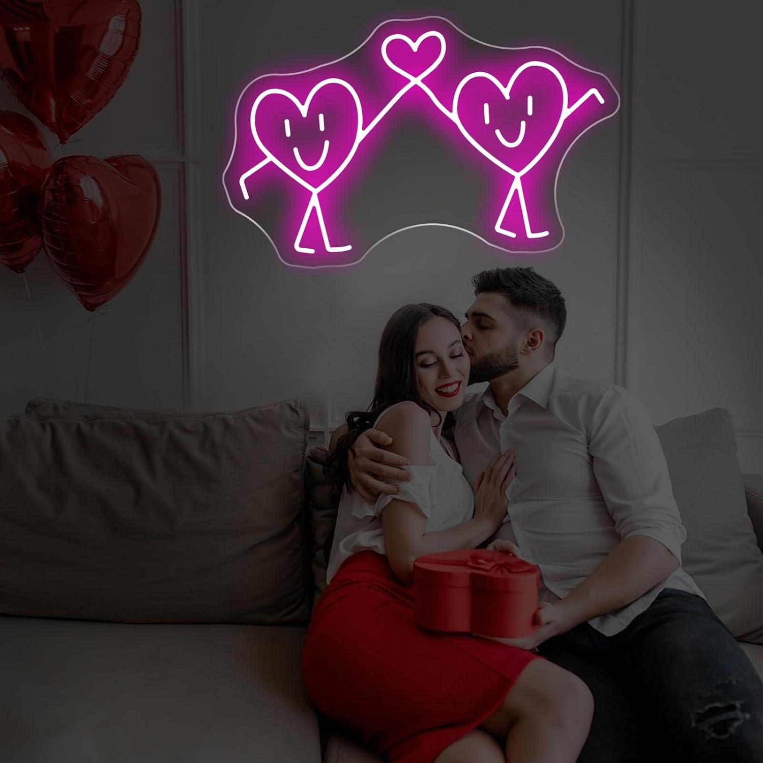 Love Neon Sign USB Dimmable LE - Lighting Decor Wedding ulasan dan harga
