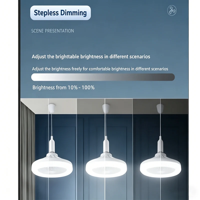 2 In 1 Ceiling Fan Lamps 3 Spe - Decor Lighting Fans ulasan dan harga