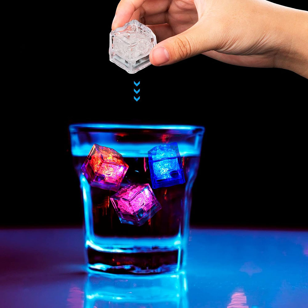 50/100 Pack of LED Ice Cubes G - Decor Lighting Pack ulasan dan harga