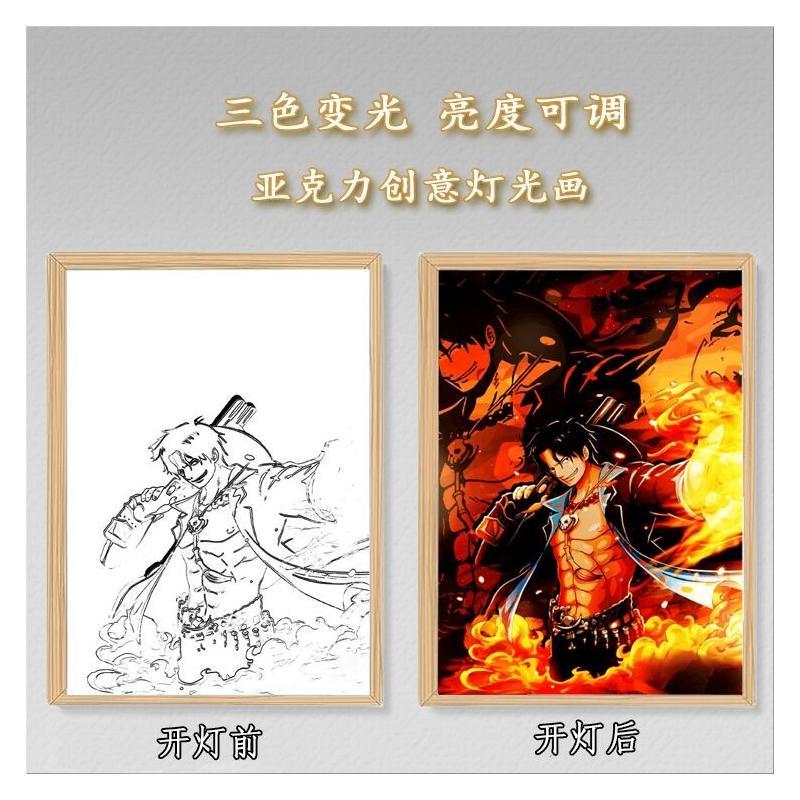 BANDAI One Piece Monkey D. Luf - Lighting Home Decor Products ulasan dan harga