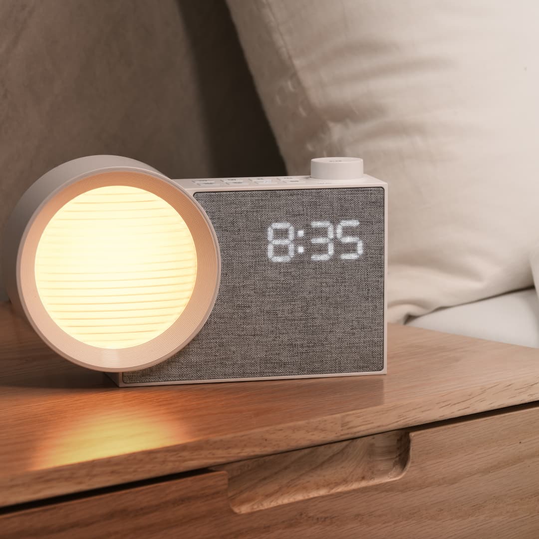 WILIT LED Night Light Alarm Cl - Lighting Table Decor ulasan dan harga