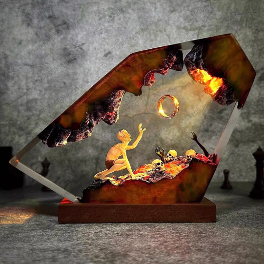 Resin Lamp Unique Room Decorat - Unique Lighting Decor ulasan dan harga