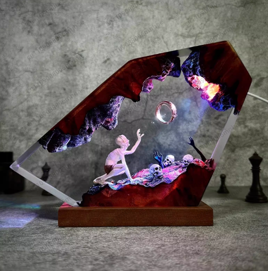 Resin Lamp Unique Room Decorat - Unique Lighting Decor ulasan dan harga
