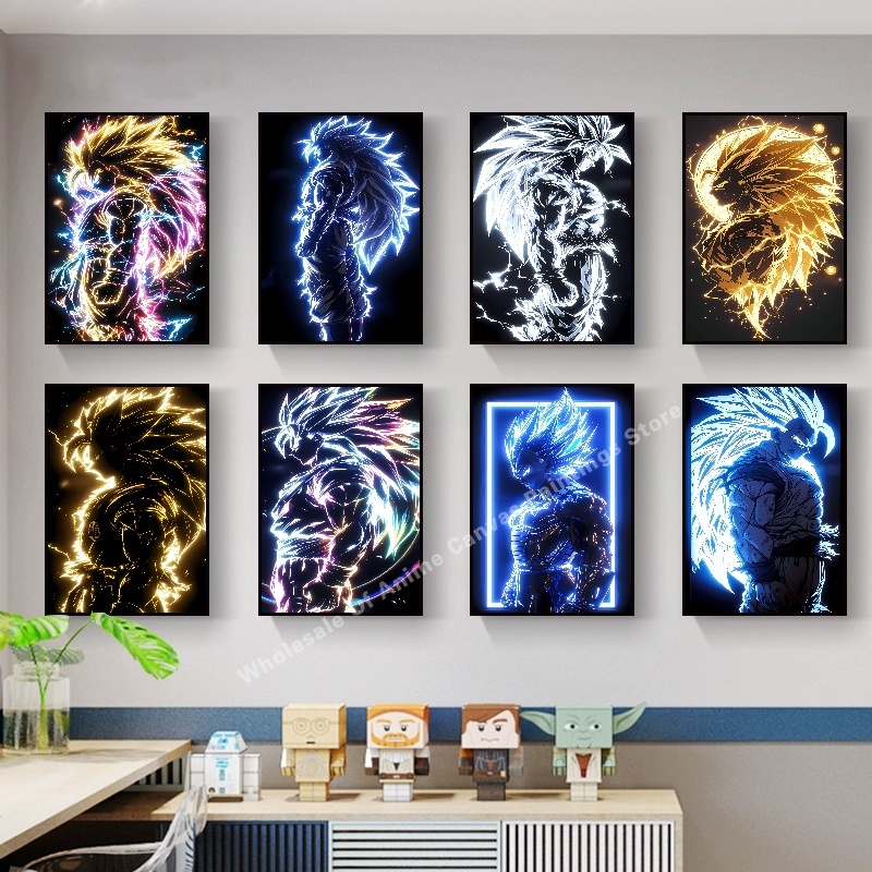 Anime Dragon Ball Wukong Neon  - Lighting Effect Home Decor ulasan dan harga